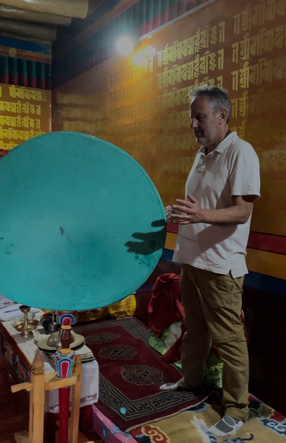 stage-chamanique Ecole et soins Aolam : Cercle de tambours